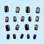 Load image into Gallery viewer, Dark Ins Style Black Vine Nail Wraps or Nail Stickers
