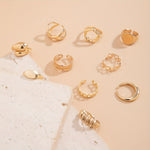 Load image into Gallery viewer, Hip-Hop Style Stacking Rings Set (10pcs)
