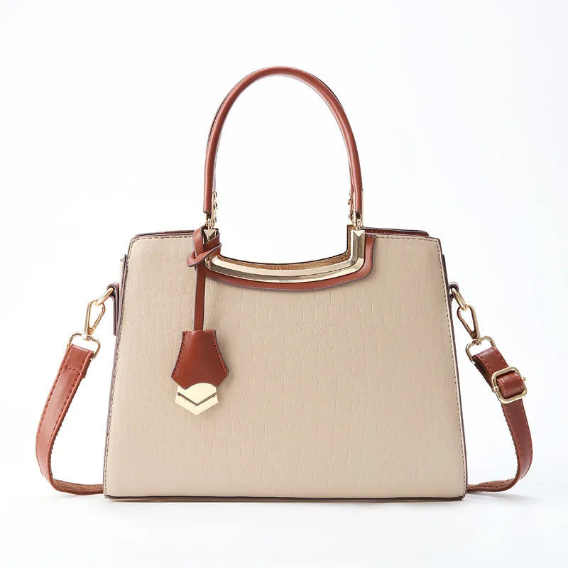 Casual Tote Leather Handbag