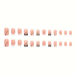 Load image into Gallery viewer, Glossy Nude French Tip Nails
