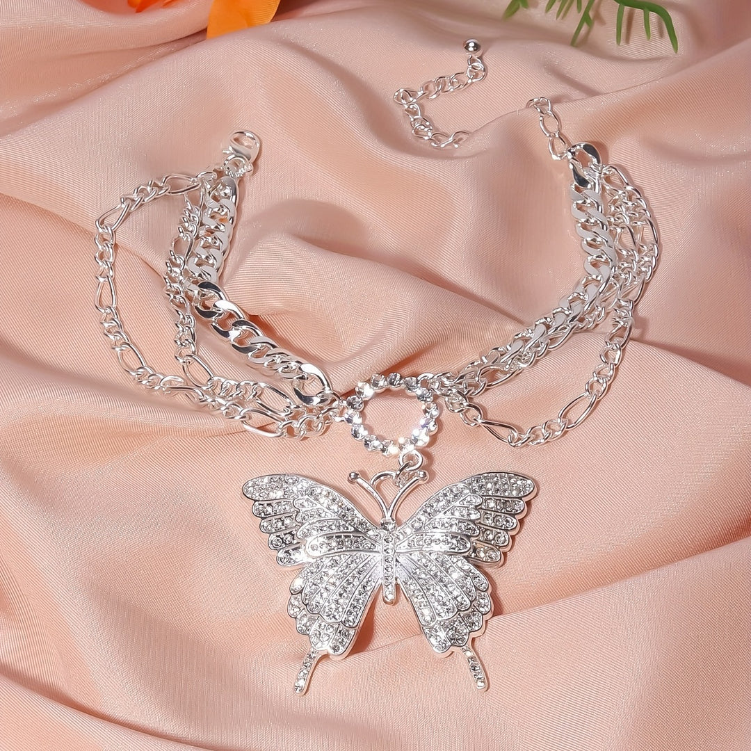 Multi-layer Butterfly Anklet