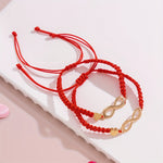 Load image into Gallery viewer, Romantic Red Rope Love Infinity Bracelet Set
