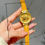 Load image into Gallery viewer, Boho Chic Starry Sunflower Quartz Watch
