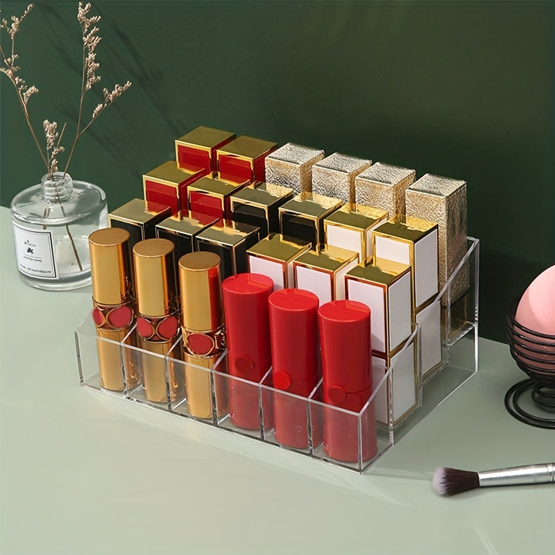 Transparent Lipstick Organizer