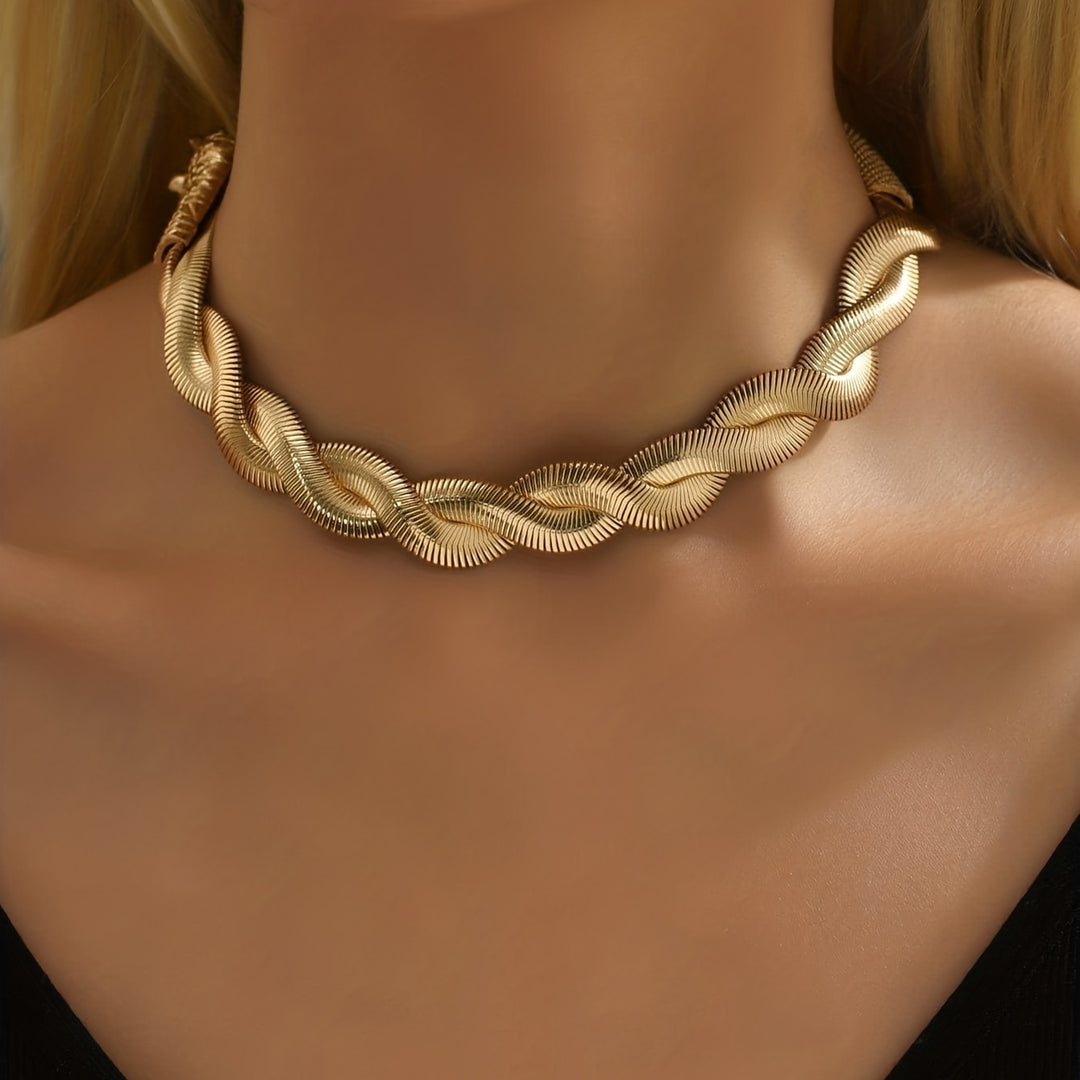 Golden Snake Necklace