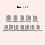 Load image into Gallery viewer, Black Glitter Y2K Nails
