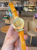 Load image into Gallery viewer, Boho Chic Starry Sunflower Quartz Watch
