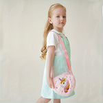 Load image into Gallery viewer, Unicorn Heart Plush Crossbody Bag
