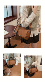 Load image into Gallery viewer, Women&#39;s Vintage Tote Bag with Tassel Accents
