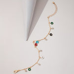 Load image into Gallery viewer, Colorful Beads Tassel Anklet
