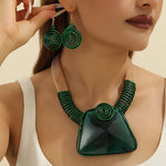 Load image into Gallery viewer, Bohemian Handwoven Crystal Jewelry Set
