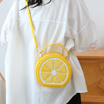 Load image into Gallery viewer, Fashionable Lemon Crossbody Bag
