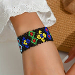 Load image into Gallery viewer, Handmade Geometric Beaded Bracelet
