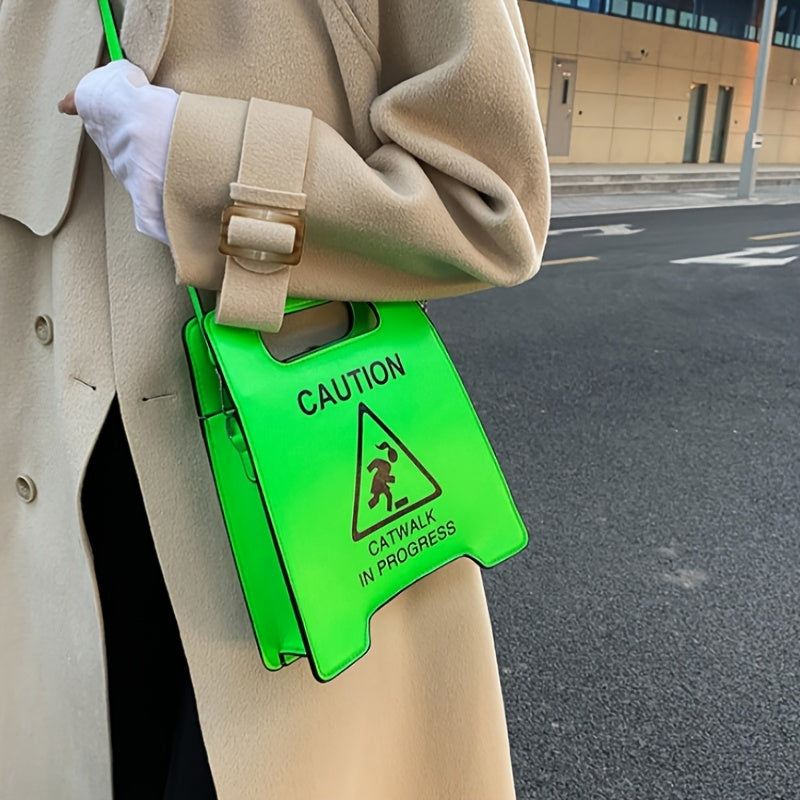 Caution Catwalk Crossbody Bag