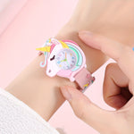 Load image into Gallery viewer, Cute Children&#39;s Silicone Unicorn Watch
