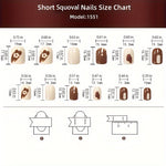 Load image into Gallery viewer, Short Squoval Press-On Nails Set
