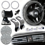 Load image into Gallery viewer, 18pcs Diamond Car Interior Set
