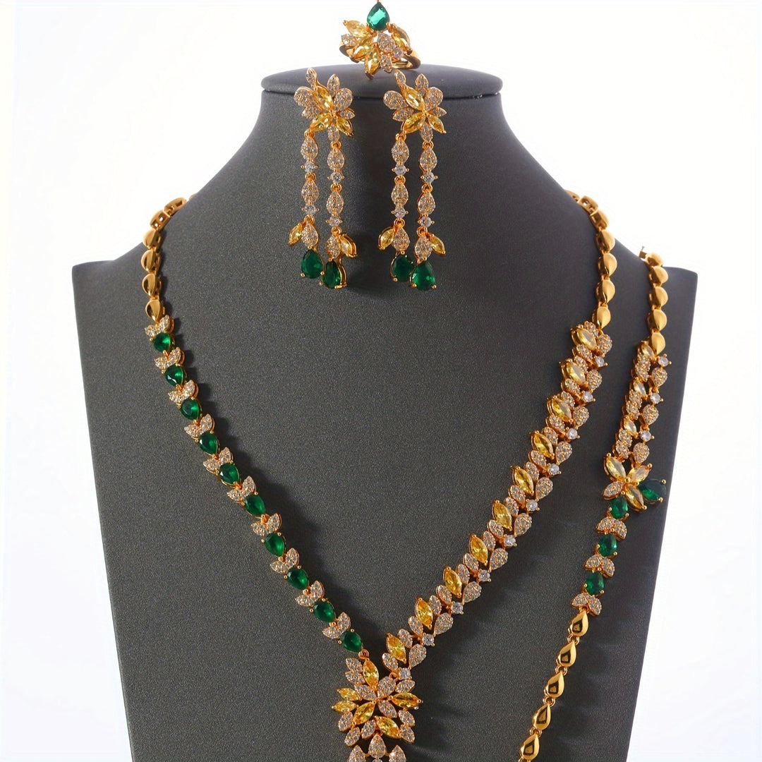 Saudi Arabia-Inspired Floral Jewelry Set