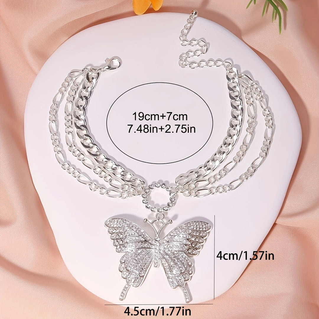 Multi-layer Butterfly Anklet