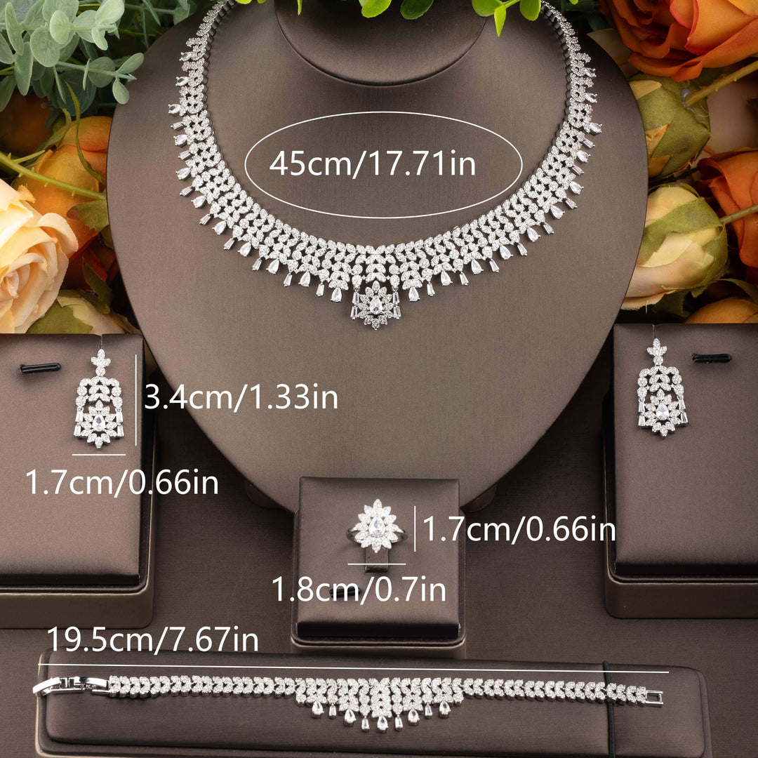 Arabian Style Zirconia Jewelry Set