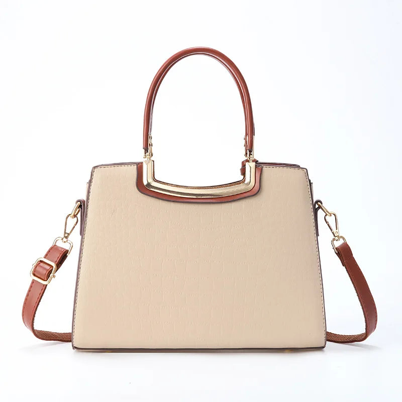 Casual Tote Leather Handbag