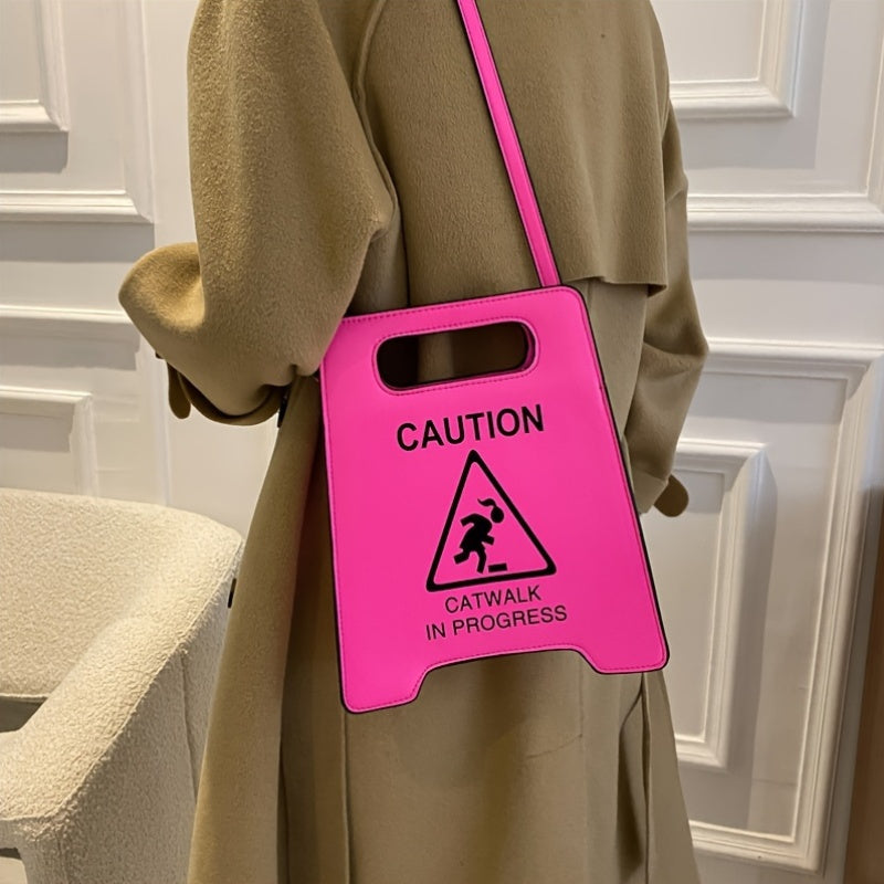 Caution Catwalk Crossbody Bag