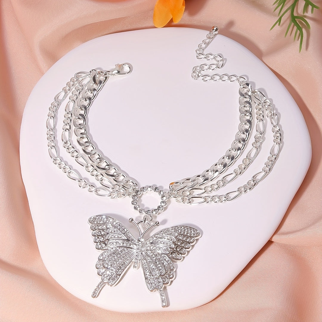 Multi-layer Butterfly Anklet