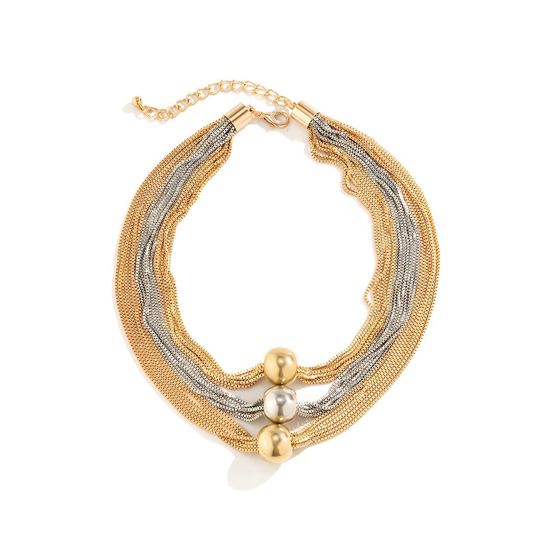 Bold Multi-Layered Chain Necklace