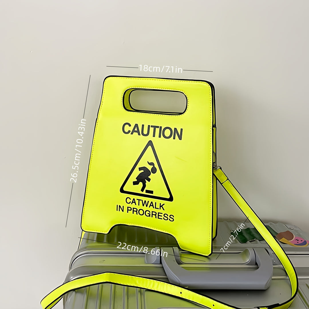 Caution Catwalk Crossbody Bag