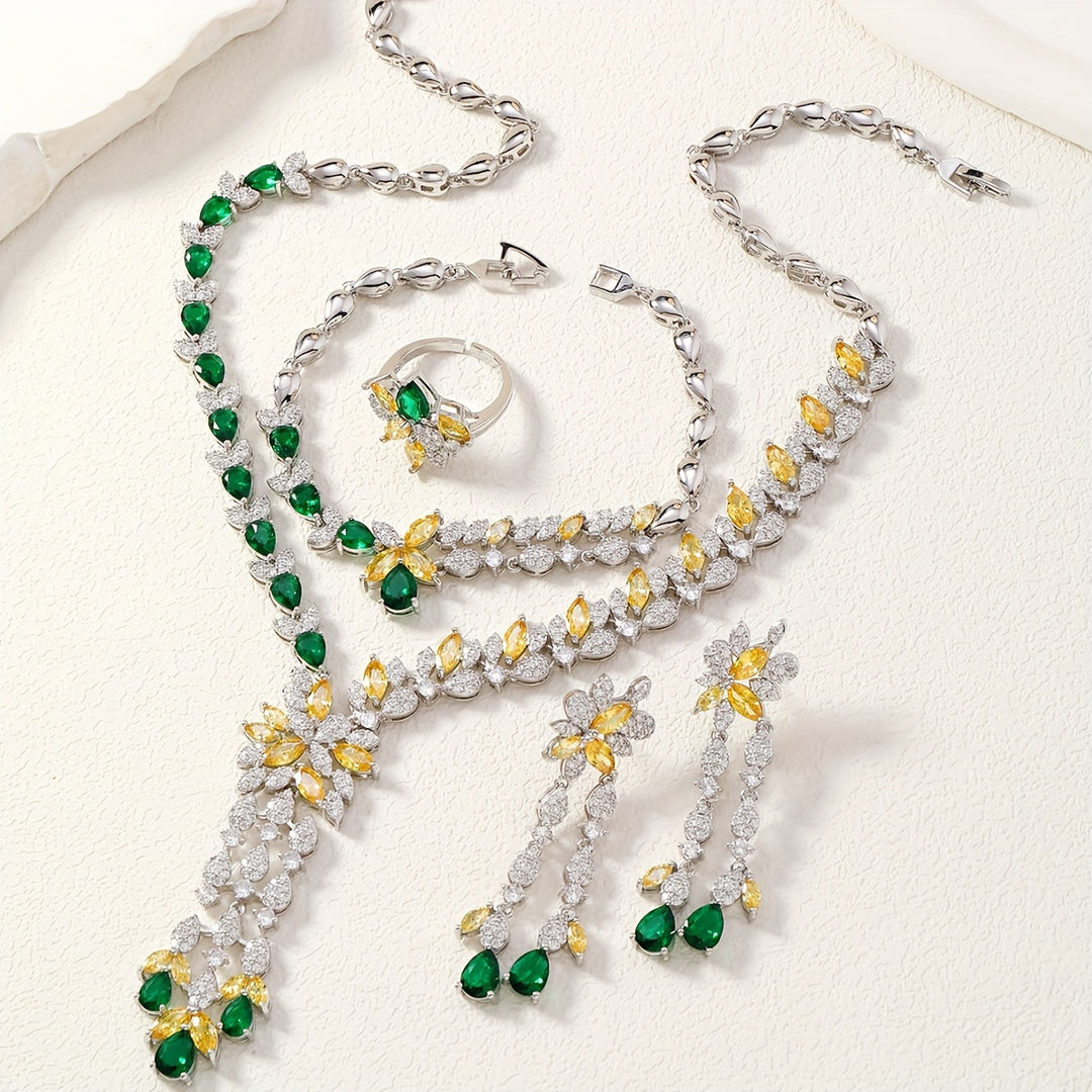 Saudi Arabia-Inspired Floral Jewelry Set