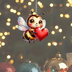 Load image into Gallery viewer, Charming Love Bee Acrylic Pendant
