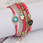 Load image into Gallery viewer, Evil Eye Bracelet Set
