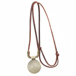 Load image into Gallery viewer, Vintage Leather Pendant Necklace
