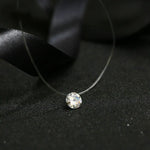 Load image into Gallery viewer, Square Imitation Pearl Zircon Necklace
