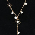 Load image into Gallery viewer, Romantic Pearl Plant Pendant Necklace
