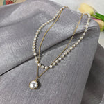 Load image into Gallery viewer, Kpop Double Layer Pearl Choker
