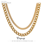 Load image into Gallery viewer, Gold Layered Chain Necklace
