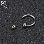 Load image into Gallery viewer, ZS Stainless Steel Nose Ring
