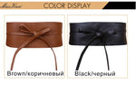 Load image into Gallery viewer, Boho Faux Leather Wrap Belt for Women
