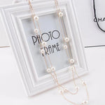 Load image into Gallery viewer, Trendy Geometric Pearl Pendant Necklace
