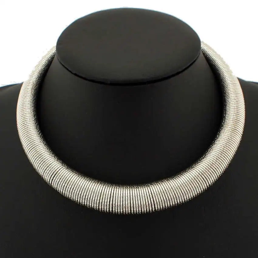 Shining Spring Metal Choker