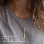 Load image into Gallery viewer, Minimalist Bamboo Chain Choker Necklace
