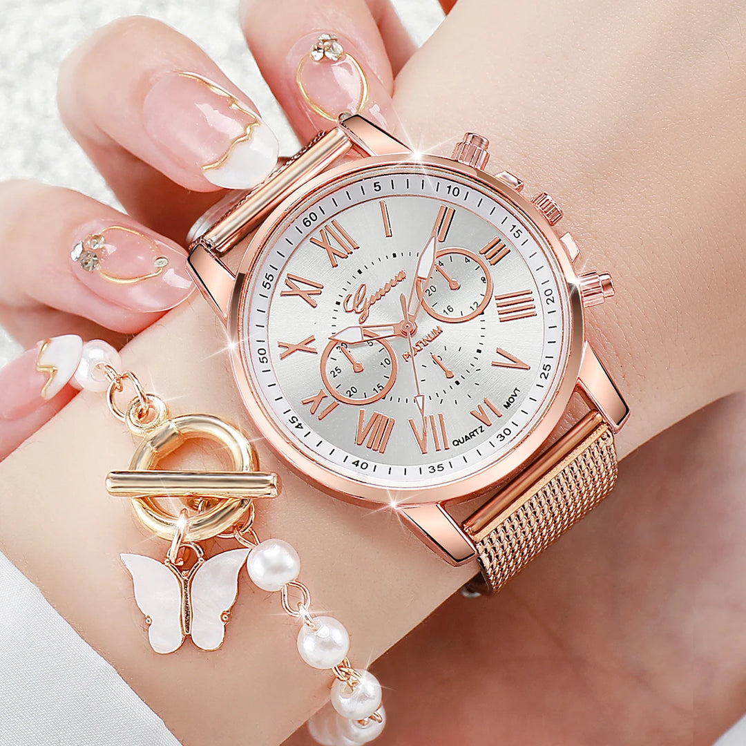 Ladies' Watch & Bracelet Set