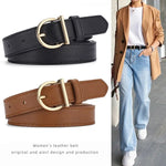 Load image into Gallery viewer, Women’s Fashion Pin Buckle PU Leather Belt for Jeans &amp; Cargo Pants
