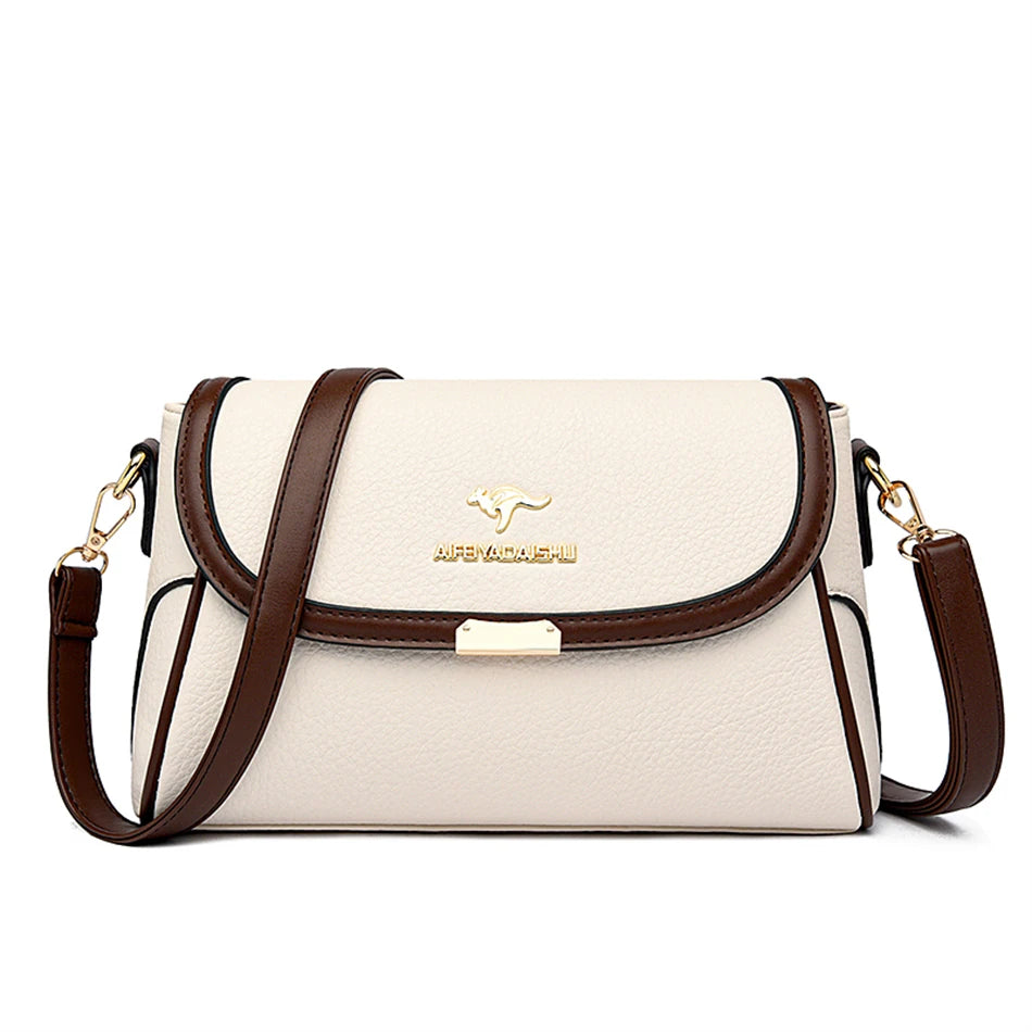 Solid Color Designer Crossbody Bag