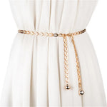 Load image into Gallery viewer, Jewelry Dress High Waist Gold Metal Chain Belt
