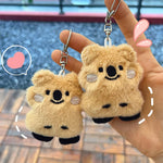 Load image into Gallery viewer, Cute Koala Plush Keychain
