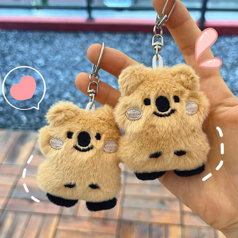 Cute Koala Plush Keychain