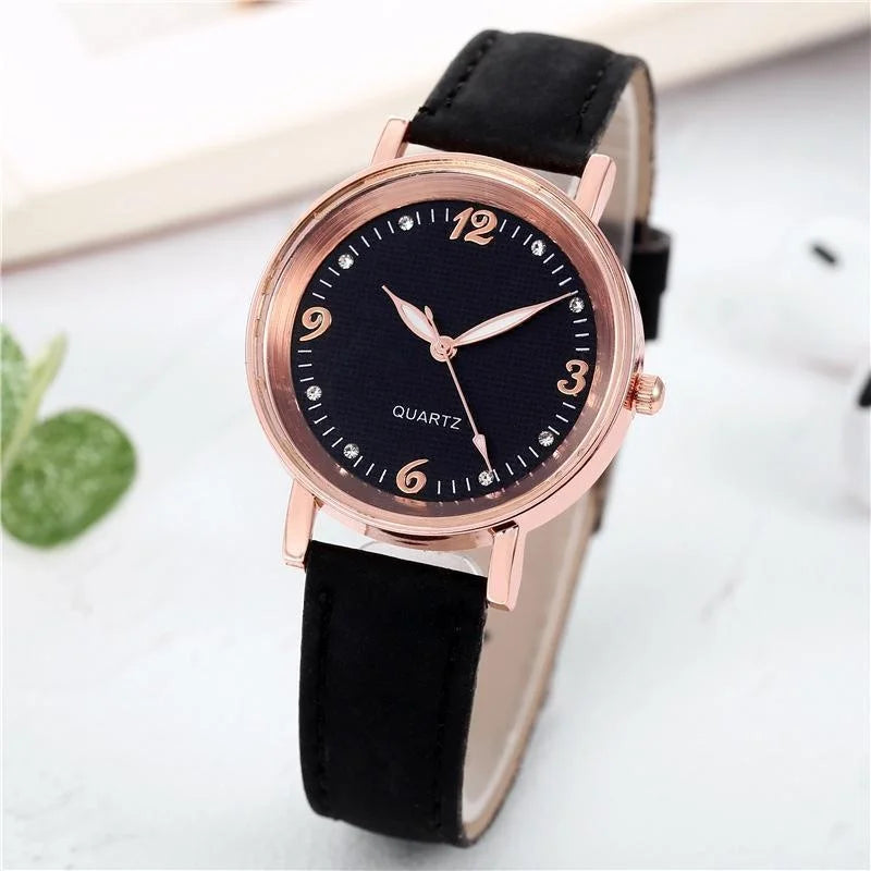 Leather Band Luxury Quartz Watch