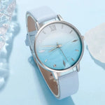 Load image into Gallery viewer, Blue Rhinestone Quartz Watch &amp; Jewelry Set
